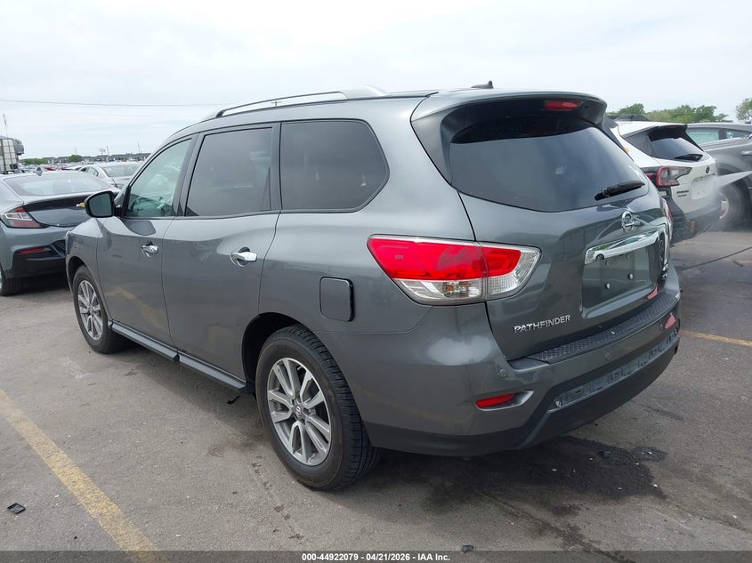 2015 Nissan Pathfinder VIN 5N1AR2MM2FC638255 IAAI salvage auction — FRONT END, Salvage (Utah), sold $1,600 on 2026-07-09 (photo 3)