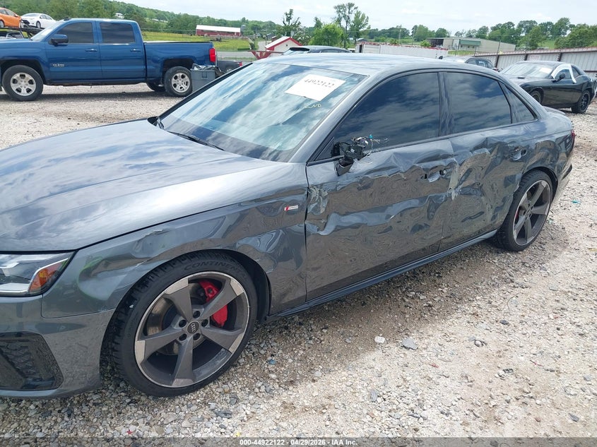 2024 Audi A4 VIN WAUEAAF40RN018028 IAAI salvage auction — LEFT SIDE, Clear (Oklahoma), sold $15,650 on 2026-07-09 (photo 6)