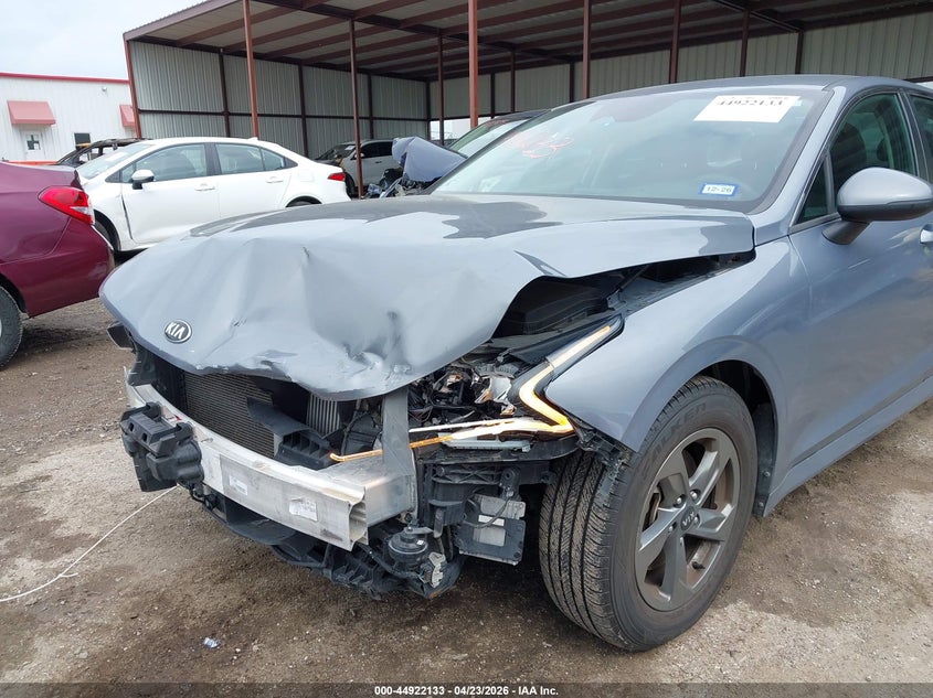 2021 Kia K5 VIN 5XXG14J24MG021327 IAAI salvage auction — FRONT & REAR, Original (Texas), sold $3,950 on 2026-07-07 (photo 6)
