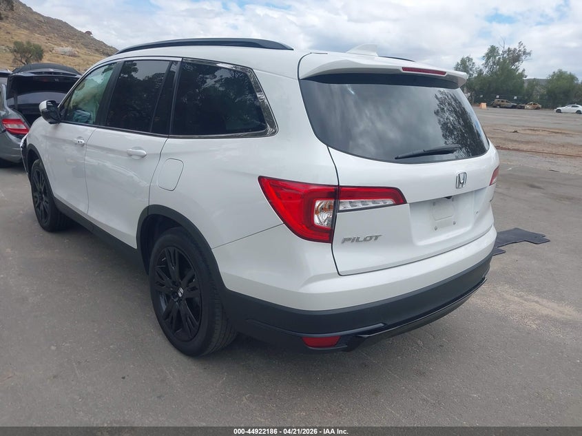 2021 Honda Pilot VIN 5FNYF5H25MB024242 IAAI salvage auction — FRONT END, Salvage (California), sold $9,600 on 2026-07-27 (photo 3)