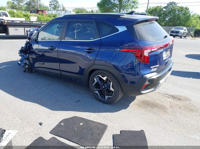 2025 Kia Seltos VIN KNDER2AA1S7677616 IAAI salvage auction — FRONT END, Salvage (North Carolina), sold $2,050 on 2026-07-20 (photo 3)