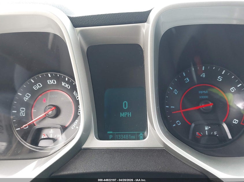 2013 Chevrolet Camaro VIN 2G1FB1E3XD9128876 IAAI salvage auction — NORMAL WEAR, Salvage Title, sold $2,375 on 2026-07-09 (photo 7)