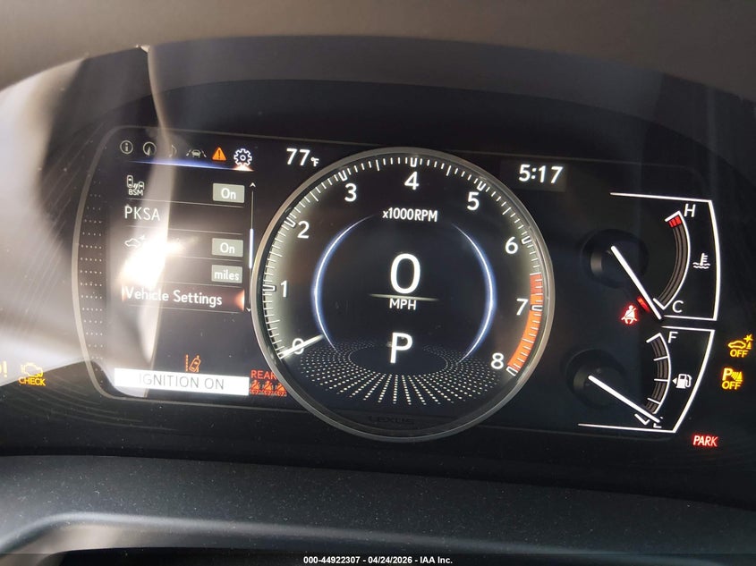 2025 Lexus ES VIN 58ADZ1B15SU210337 IAAI salvage auction — FRONT END, Salvage Title, sold $21,950 on 2026-07-21 (photo 7)