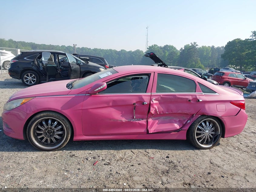 2014 Hyundai Sonata VIN 5NPEC4AC2EH882022 IAAI salvage auction — LEFT SIDE, Salvage Title, sold $275 on 2026-07-22 (photo 6)