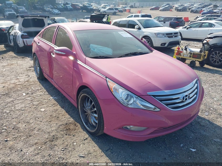 2014 Hyundai Sonata VIN 5NPEC4AC2EH882022 IAAI salvage auction — LEFT SIDE, Salvage Title, sold $275 on 2026-07-22 (photo 1)
