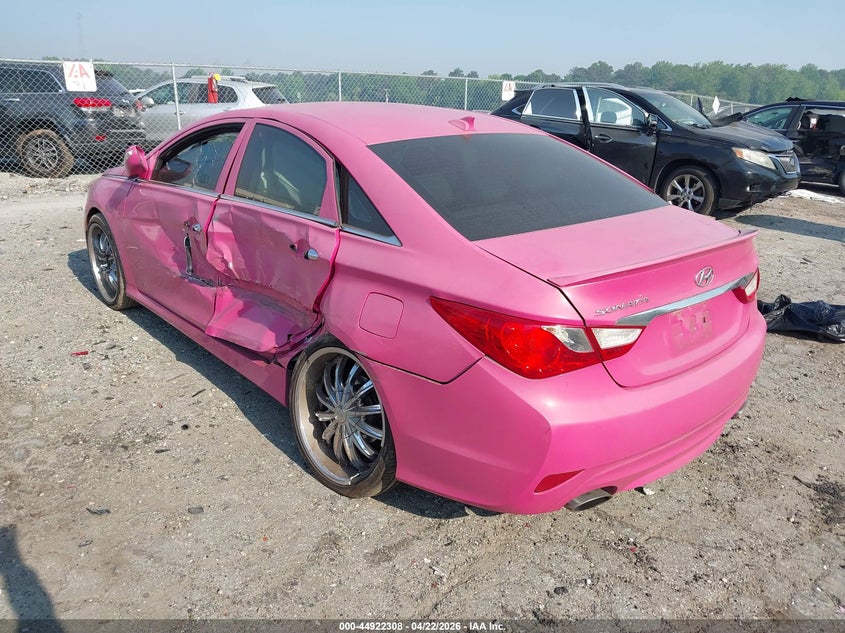 2014 Hyundai Sonata VIN 5NPEC4AC2EH882022 IAAI salvage auction — LEFT SIDE, Salvage Title, sold $275 on 2026-07-22 (photo 3)