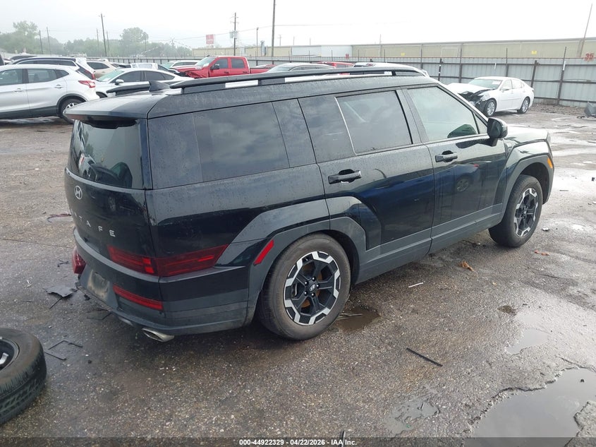 2025 Hyundai Santa fe VIN 5NMP24GL6SH100316 IAAI salvage auction — LEFT REAR, Original (Texas), sold $8,500 on 2026-07-29 (photo 4)