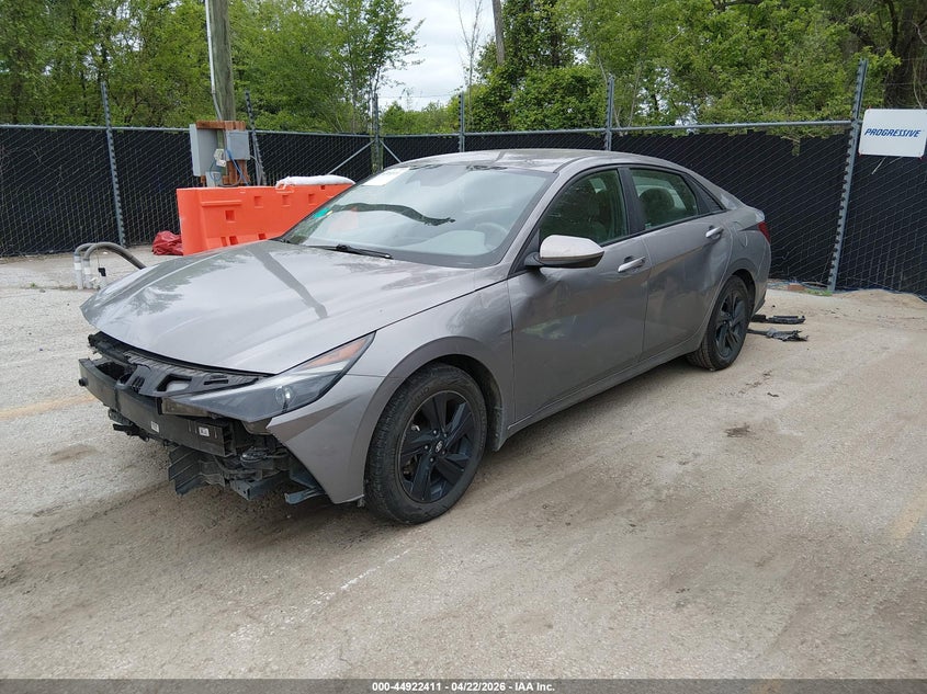 2022 Hyundai Elantra VIN KMHLM4AG1NU357428 IAAI salvage auction — FRONT END, Salvage (Kentucky), sold $1,600 on 2026-07-22 (photo 2)