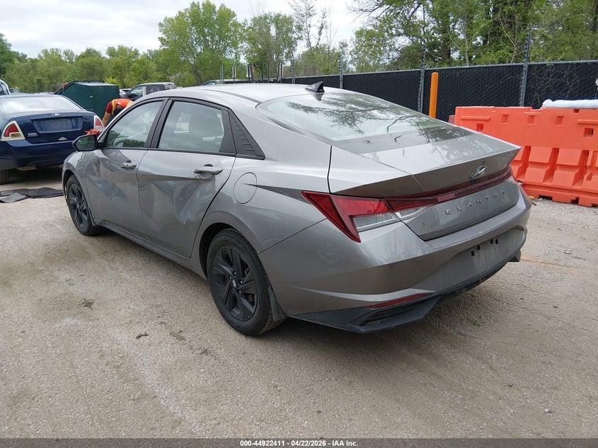 2022 Hyundai Elantra VIN KMHLM4AG1NU357428 IAAI salvage auction — FRONT END, Salvage (Kentucky), sold $1,600 on 2026-07-22 (photo 3)