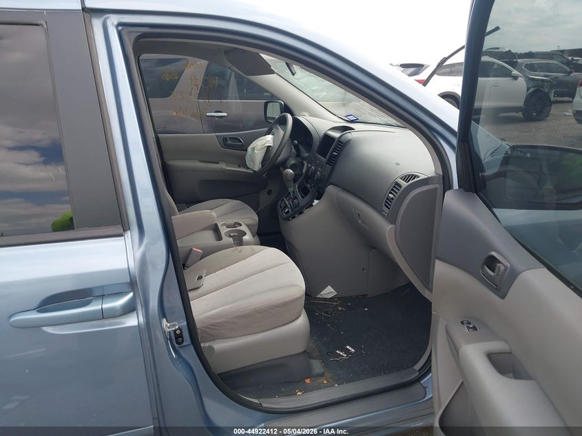 2012 Kia SEDONA VIN KNDMG4C78C6463227 IAAI salvage auction — FRONT END, Salvage (Texas), sold $1,075 on 2026-07-08 (photo 5)