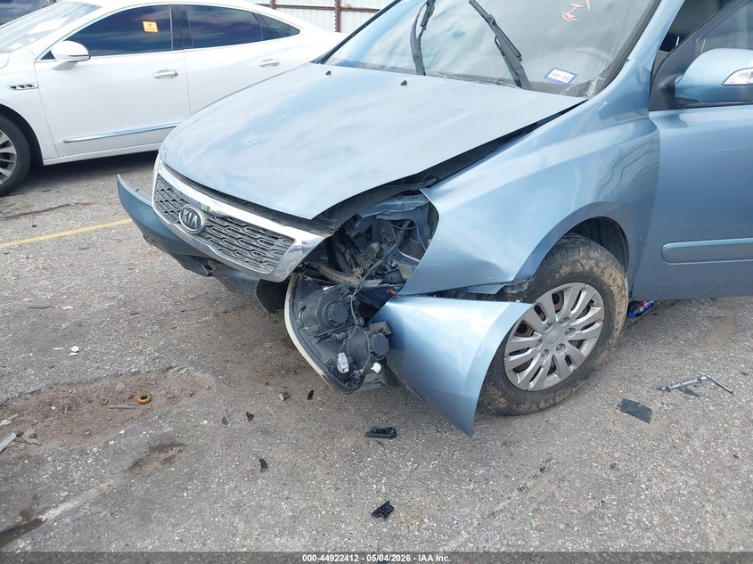 2012 Kia SEDONA VIN KNDMG4C78C6463227 IAAI salvage auction — FRONT END, Salvage (Texas), sold $1,075 on 2026-07-08 (photo 6)
