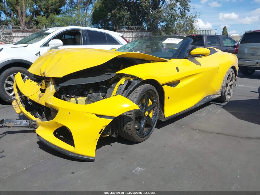2023 Ferrari VIN ZFF02RPA7P0295171 IAAI salvage auction — FRONT END, Salvage Certificate (California), sold $84,600 on 2026-07-06 (photo 2)