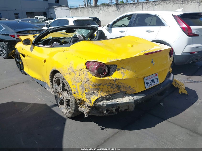 2023 Ferrari VIN ZFF02RPA7P0295171 IAAI salvage auction — FRONT END, Salvage Certificate (California), sold $84,600 on 2026-07-06 (photo 3)