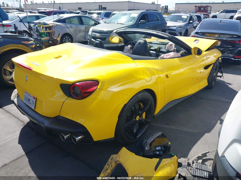 2023 Ferrari VIN ZFF02RPA7P0295171 IAAI salvage auction — FRONT END, Salvage Certificate (California), sold $84,600 on 2026-07-06 (photo 4)