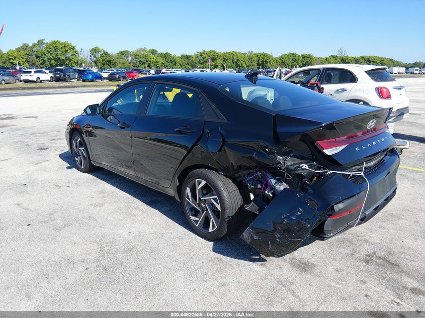 2025 Hyundai Elantra VIN KMHLM4DGXSU048032 IAAI salvage auction — LEFT REAR, Salvage Title, sold $4,950 on 2026-07-09 (photo 6)