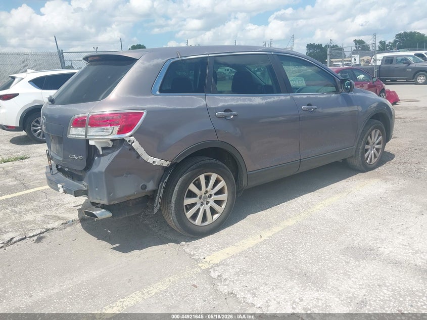 2008 Mazda Cx-9 VIN JM3TB38V580130433 IAAI salvage auction — LEFT SIDE, Clear (Virginia), sold $225 on 2026-07-29 (photo 4)