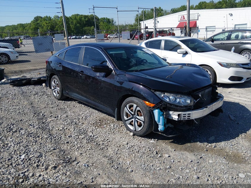 2016 Honda Civic VIN 19XFC2F53GE080332 IAAI salvage auction — FRONT END, Salvage Title, sold $2,250 on 2026-08-23 (photo 1)