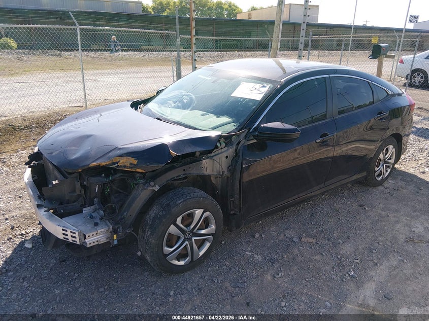 2016 Honda Civic VIN 19XFC2F53GE080332 IAAI salvage auction — FRONT END, Salvage Title, sold $2,250 on 2026-08-23 (photo 2)