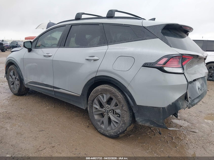 2025 Kia Sportage VIN 5XYK43DF5SG304161 IAAI salvage auction — FRONT & REAR, Original (Texas), sold $7,700 on 2026-07-29 (photo 3)