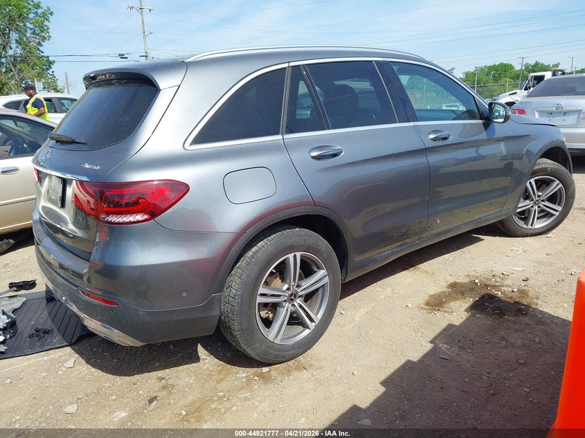 2020 Mercedes-benz Glc VIN W1N0G8EB1LF850380 IAAI salvage auction — FRONT END, Salvage Title, sold $13,200 on 2026-07-09 (photo 4)