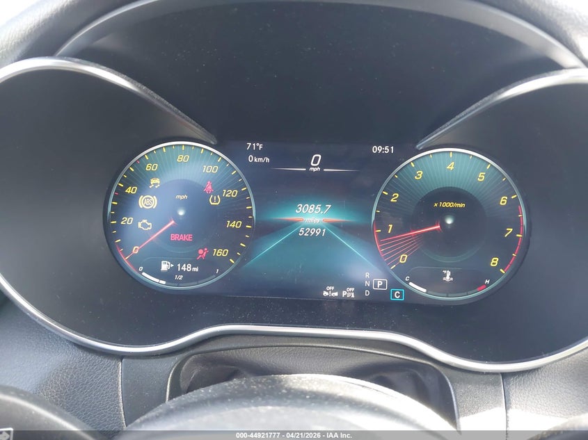 2020 Mercedes-benz Glc VIN W1N0G8EB1LF850380 IAAI salvage auction — FRONT END, Salvage Title, sold $13,200 on 2026-07-09 (photo 7)