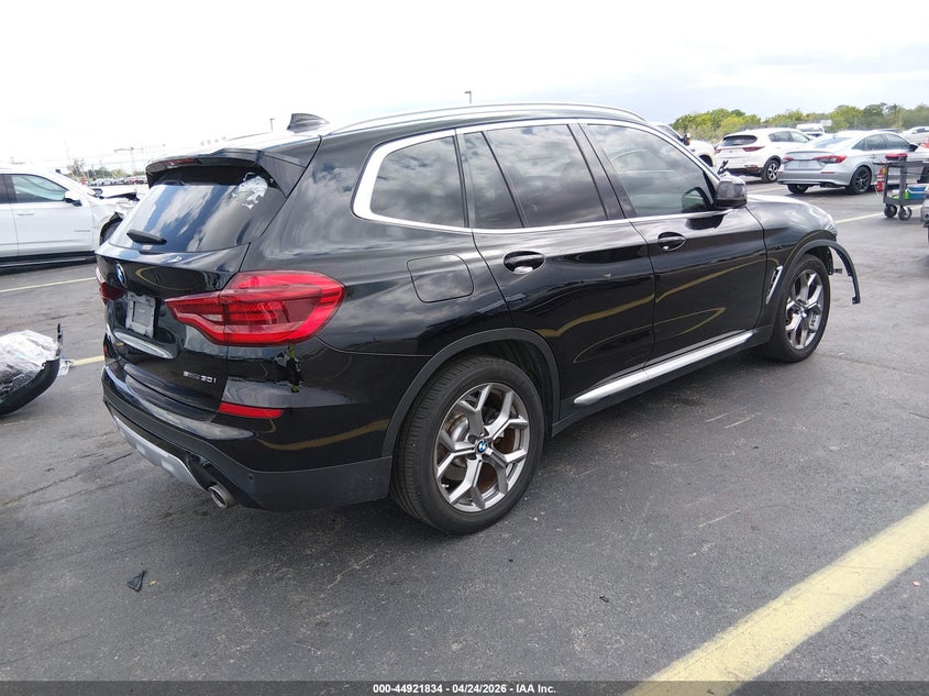2021 BMW X3 VIN 5UXTY3C03M9E54877 IAAI salvage auction — FRONT END, Salvage Title, sold $5,200 on 2026-07-23 (photo 4)