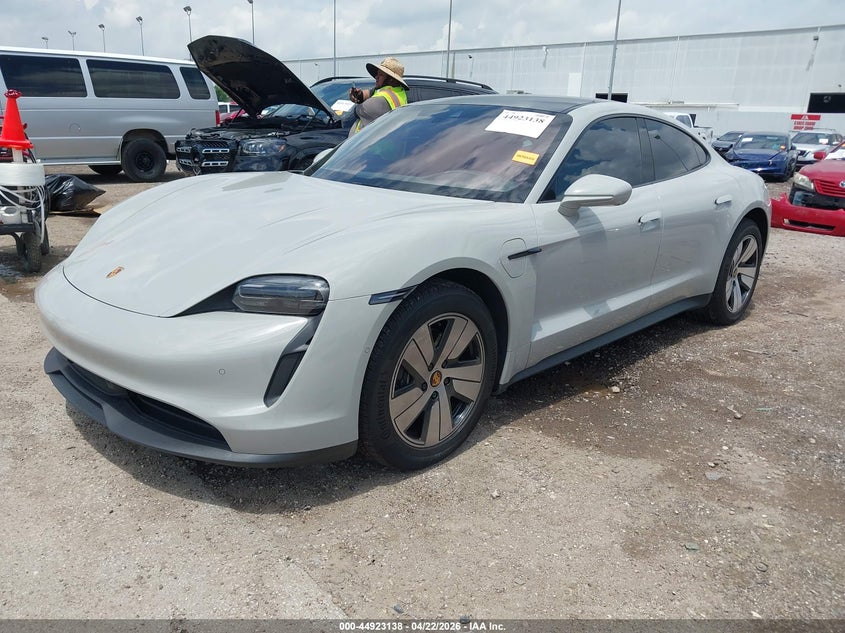 2022 Porsche Taycan VIN WP0AA2Y11NSA16037 IAAI salvage auction — UNKNOWN, Salvage (Texas), sold $125 on 2026-07-30 (photo 2)
