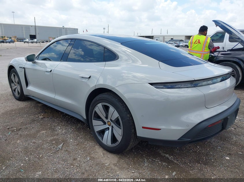 2022 Porsche Taycan VIN WP0AA2Y11NSA16037 IAAI salvage auction — UNKNOWN, Salvage (Texas), sold $125 on 2026-07-30 (photo 3)
