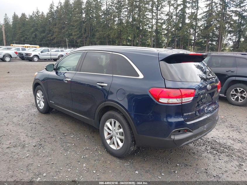 2017 Kia Sorento VIN 5XYPGDA55HG334123 IAAI salvage auction — REAR END, Bill Of Sale (Washington), sold $2,200 on 2026-07-24 (photo 3)