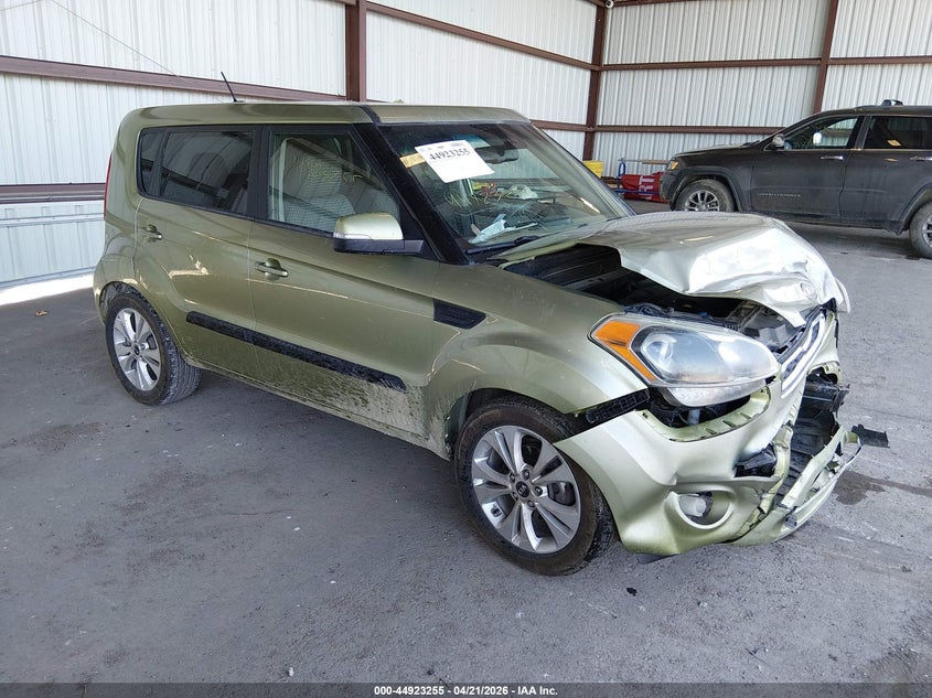 2012 Kia Soul VIN KNDJT2A63C7434046 IAAI salvage auction — FRONT END, Salvage (Kansas), sold $350 on 2026-07-16 (photo 1)
