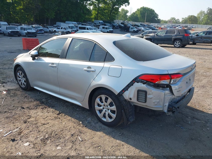 2025 Toyota Corolla VIN 5YFB4MDE2SP240282 IAAI salvage auction — RIGHT SIDE, Salvage (Georgia), sold $6,850 on 2026-07-08 (photo 3)