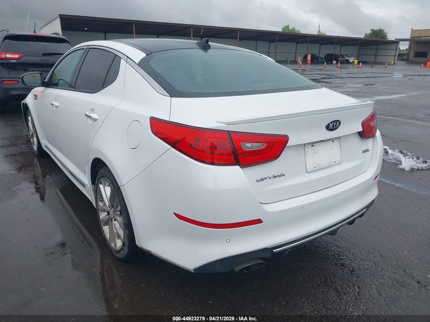 2015 Kia Optima VIN 5XXGR4A61FG411137 IAAI salvage auction — FRONT END, Salvage (California), sold $800 on 2026-07-22 (photo 3)