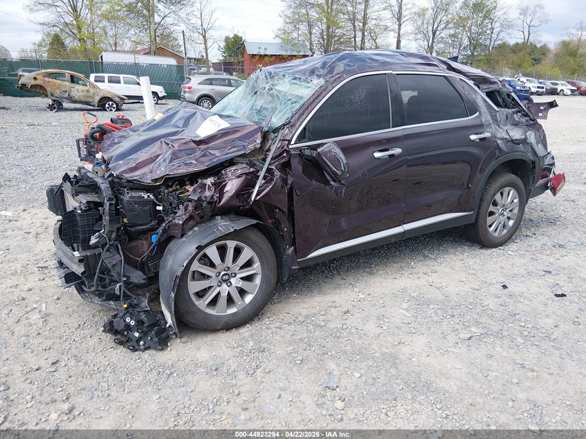 2023 Hyundai Palisade VIN KM8R1DGE7PU538352 IAAI salvage auction — ROLLOVER, Salvage Title, sold $1,350 on 2026-07-09 (photo 2)