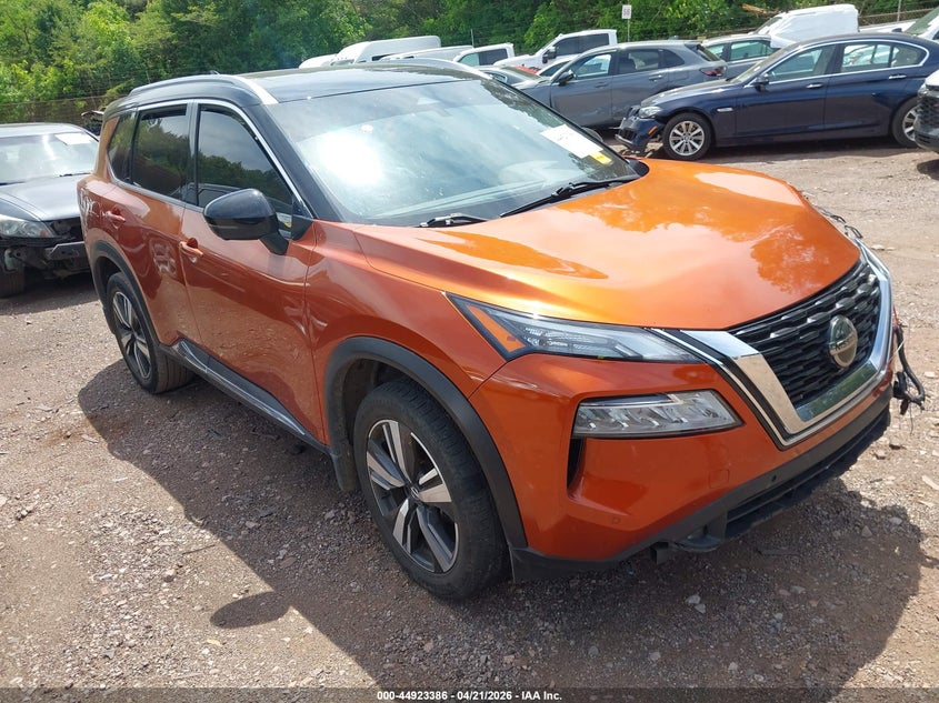 2021 Nissan Rogue VIN JN8AT3CB1MW213279 IAAI salvage auction — FRONT END, Salvage (Alabama), sold $3,450 on 2026-07-15 (photo 1)