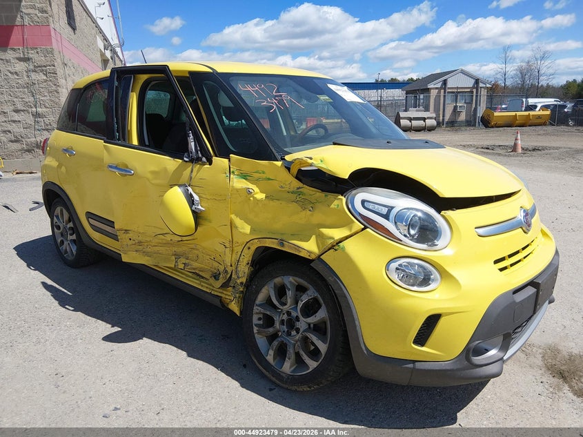 2014 Fiat 500l VIN ZFBCFADH5EZ028951 IAAI salvage auction — RIGHT SIDE, Salvage (Maine), sold $275 on 2026-07-13 (photo 6)