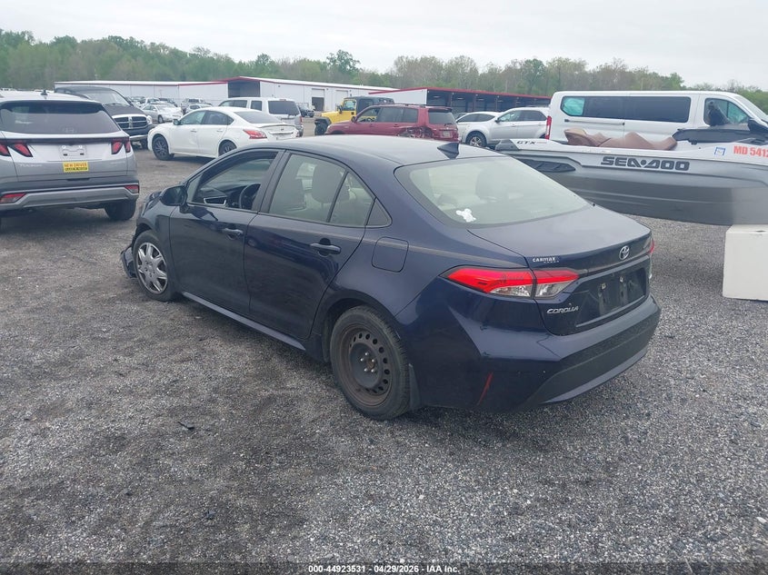 2021 Toyota Corolla VIN JTDEPMAE6MJ137172 IAAI salvage auction — FRONT END, Salvage - 75% Or Less (Maryland), sold $3,850 on 2026-07-24 (photo 3)