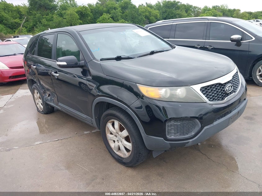 2011 Kia Sorento VIN 5XYKT3A15BG105347 IAAI salvage auction — NORMAL WEAR, Original (Texas), sold $750 on 2026-07-20 (photo 1)