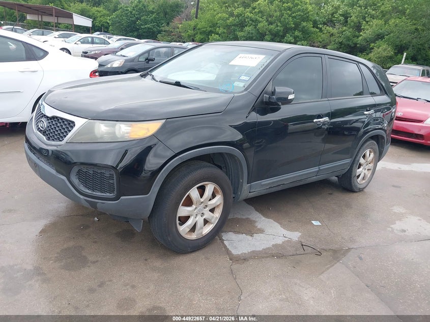 2011 Kia Sorento VIN 5XYKT3A15BG105347 IAAI salvage auction — NORMAL WEAR, Original (Texas), sold $750 on 2026-07-20 (photo 2)