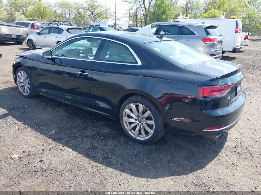 2018 Audi A5 VIN WAUPNAF50JA012392 IAAI salvage auction — FRONT END, Salvage (Idaho), sold $4,000 on 2026-07-13 (photo 3)
