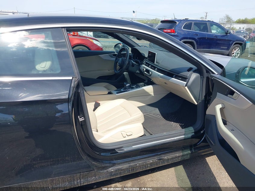 2018 Audi A5 VIN WAUPNAF50JA012392 IAAI salvage auction — FRONT END, Salvage (Idaho), sold $4,000 on 2026-07-13 (photo 5)