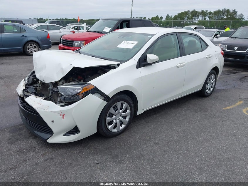 2017 Toyota Corolla VIN 5YFBURHE7HP587560 IAAI salvage auction — FRONT END, Salvage Title, sold $1,800 on 2026-07-22 (photo 2)