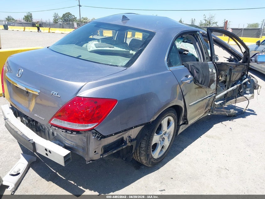 2005 Acura Rl VIN JH4KB16575C020312 IAAI salvage auction — ALL OVER, Non-Repairable (California), sold $125 on 2026-07-09 (photo 4)