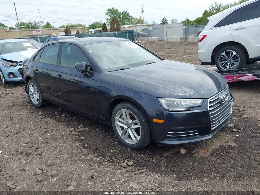 2017 Audi A4 VIN WAUANAF40HN034473 IAAI salvage auction — LEFT FRONT, Salvage (Ohio), sold $3,000 on 2026-07-26 (photo 1)