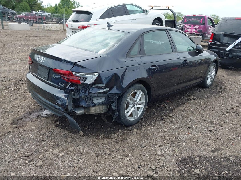 2017 Audi A4 VIN WAUANAF40HN034473 IAAI salvage auction — LEFT FRONT, Salvage (Ohio), sold $3,000 on 2026-07-26 (photo 4)