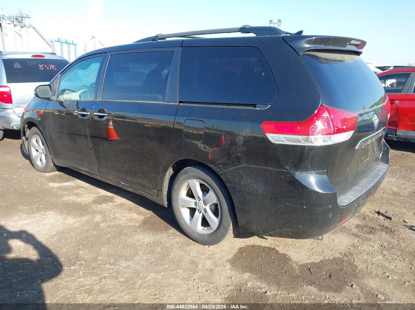 2013 Toyota Sienna VIN 5TDDK3DC1DS054251 IAAI salvage auction — UNKNOWN, Salvage Title, sold $2,150 on 2026-07-14 (photo 3)