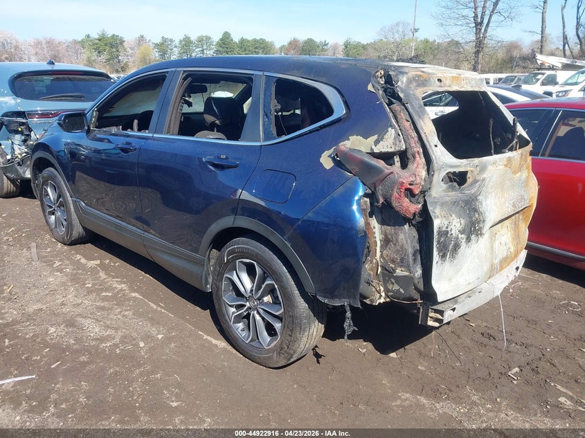 2021 Honda Cr-v VIN 7FART6H87ME025016 IAAI salvage auction — EXTERIOR BURN, Salvage (Idaho), sold $4,300 on 2026-07-07 (photo 3)