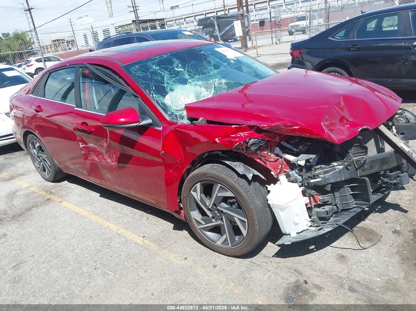 2025 Hyundai Elantra VIN KMHLN4DJ1SU139280 IAAI salvage auction — FRONT END, Salvage (California), sold $3,325 on 2026-07-07 (photo 1)