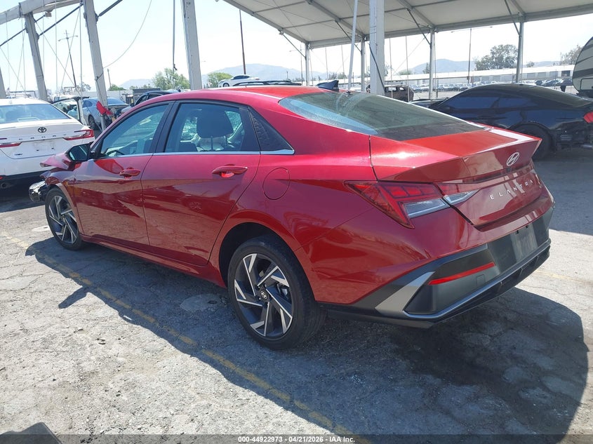 2025 Hyundai Elantra VIN KMHLN4DJ1SU139280 IAAI salvage auction — FRONT END, Salvage (California), sold $3,325 on 2026-07-07 (photo 3)