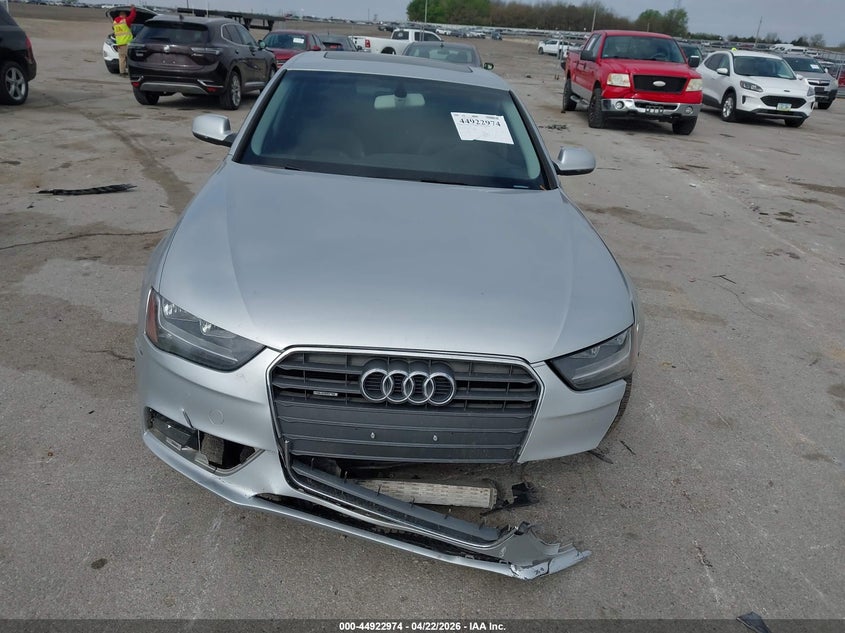 2013 Audi A4 VIN WAUDFAFL4DN043639 IAAI salvage auction — FRONT END, Salvage (Iowa), sold $25 on 2026-07-28 (photo 6)