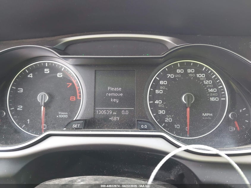 2013 Audi A4 VIN WAUDFAFL4DN043639 IAAI salvage auction — FRONT END, Salvage (Iowa), sold $25 on 2026-07-28 (photo 7)